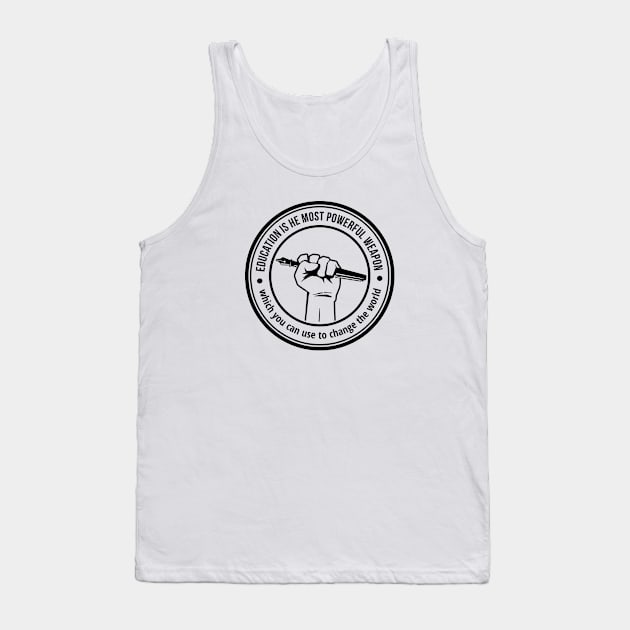 EDUCATION Tank Top by Andreeastore  